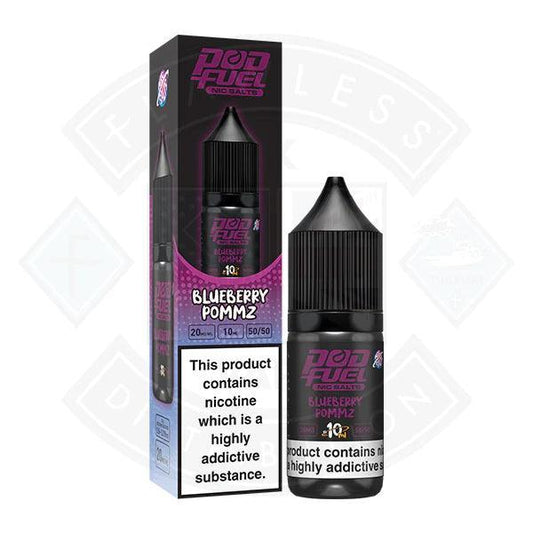 Pod Fuel - Blueberry Pommz Nic Salt 10ml - Flawless Vape Shop