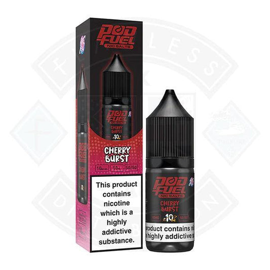 Pod Fuel - Cherry Burst Nic Salt 10ml - Flawless Vape Shop