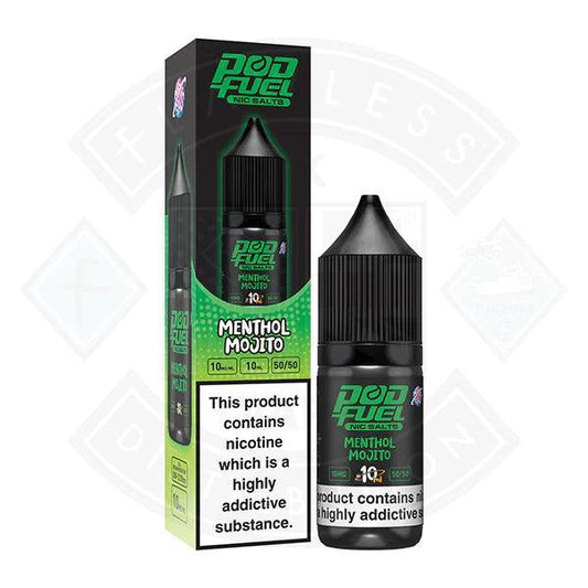 Pod Fuel - Menthol Mojito Nic Salt 10ml - Flawless Vape Shop