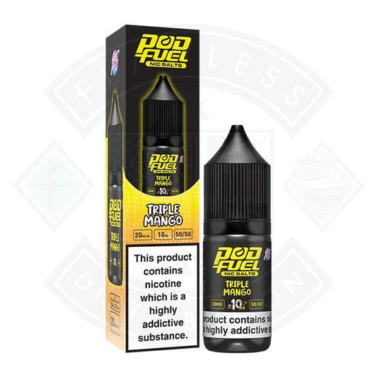 Pod Fuel - Triple Mango Nic Salt 10ml - Flawless Vape Shop