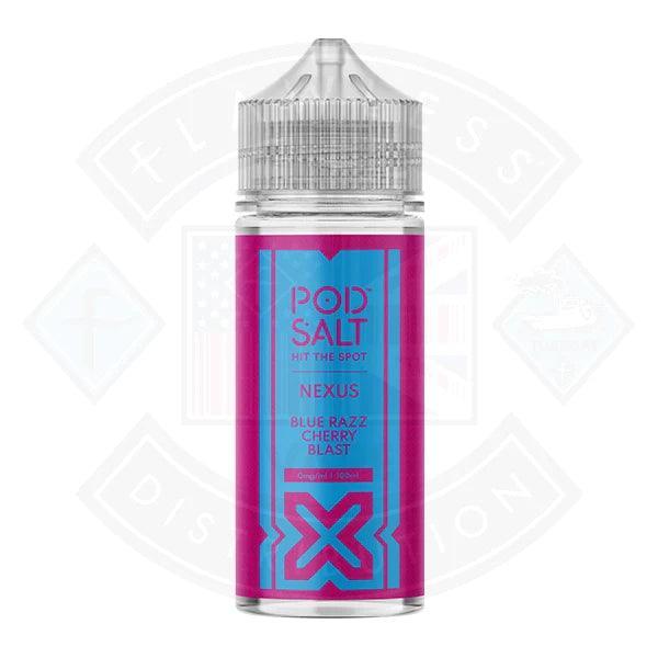 Pod Salt Nexus Blue Razz Cherry Blast 0mg 100ml E-liquid - Flawless Vape Shop