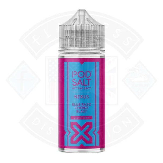 Pod Salt Nexus Blue Razz Cherry Blast 0mg 100ml E-liquid - Flawless Vape Shop