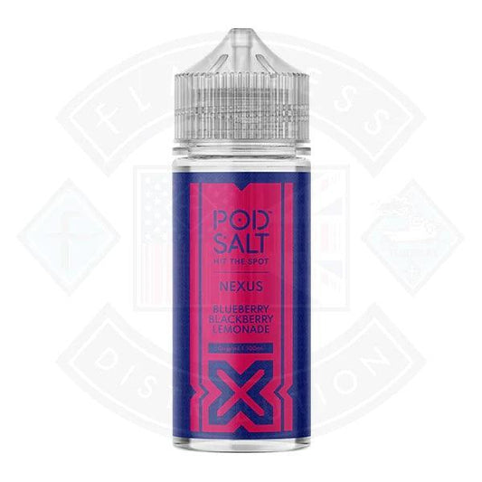 Pod Salt Nexus Blueberry Blackberry Lemonade 0mg 100ml E-liquid - Flawless Vape Shop