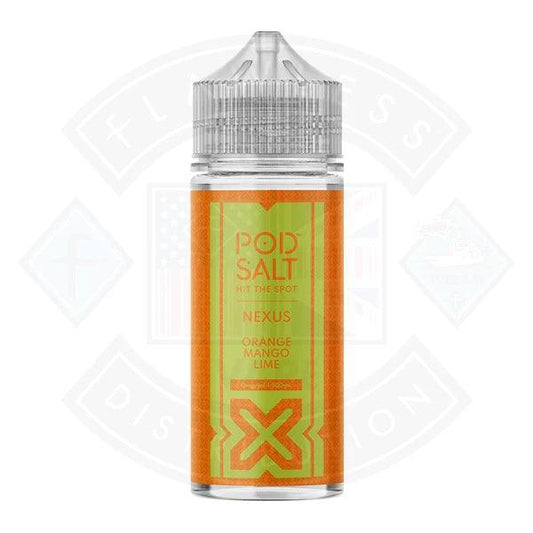 Pod Salt Nexus Orange Mango Lime 0mg 100ml E-liquid - Flawless Vape Shop