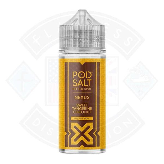 Pod Salt Nexus Sweet Tangerine Coconut 0mg 100ml E-liquid - Flawless Vape Shop