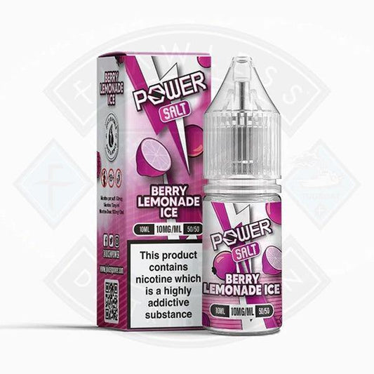 Power Salt by Juice N Power Berry Lemonade Ice 10ml - Flawless Vape Shop