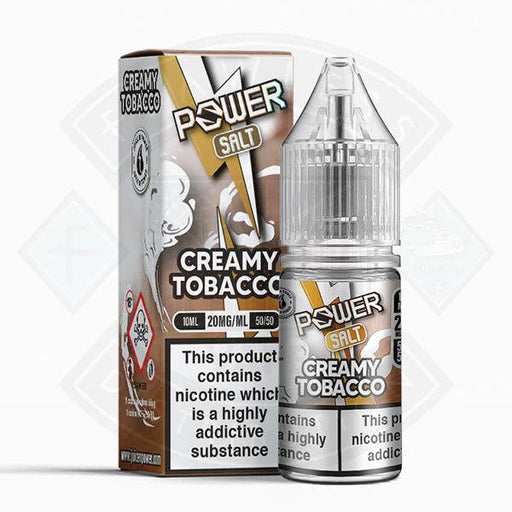 Power Salt by Juice N Power Creamy Tobacco 10ml - Flawless Vape Shop