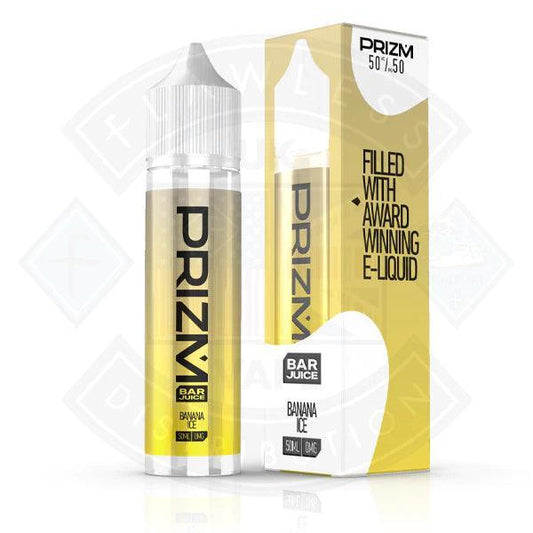 Prizm Bar Juice - Banana Ice 50ml E-liquid - Flawless Vape Shop