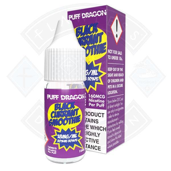 Puff Dragon Blackcurrant Smoothie E liquid 10ml - Flawless Vape Shop