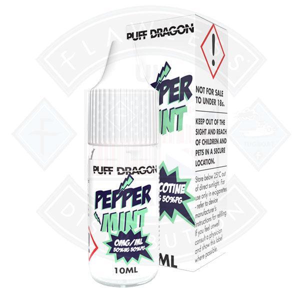 Puff Dragon Peppermint E liquid 10ml - Flawless Vape Shop