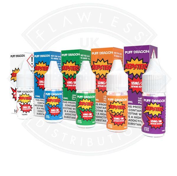 Puff Dragon Redster E liquid 10ml - Flawless Vape Shop