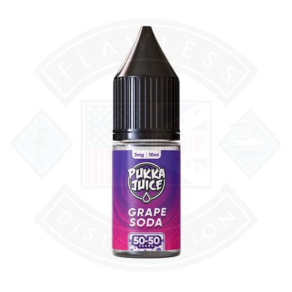 Pukka Juice 50/50 Grape Soda 10ml - Flawless Vape Shop