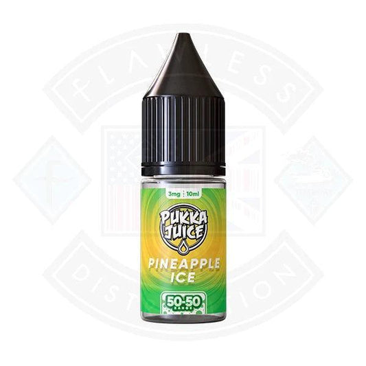 Pukka Juice 50/50 Pineapple ICE 10ml - Flawless Vape Shop