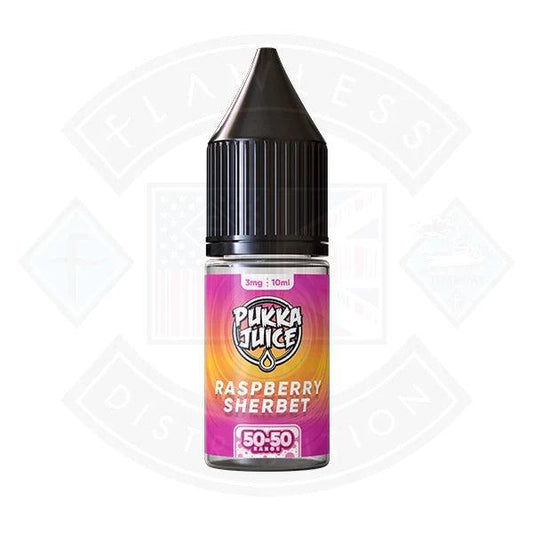 Pukka Juice 50/50 Raspberry Sherbet 10ml - Flawless Vape Shop