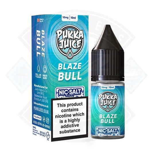 Pukka Juice - Nic Salt Blaze Bull 10ml E-liquid - Flawless Vape Shop