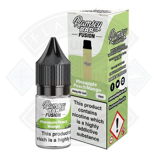 Ramsey Bar Fusion Nic Salt - Pineapple Peach Mango 10ml - Flawless Vape Shop