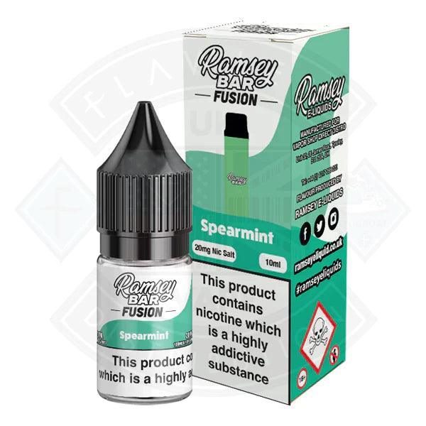 Ramsey Bar Fusion Nic Salt - Spearmint 10ml - Flawless Vape Shop