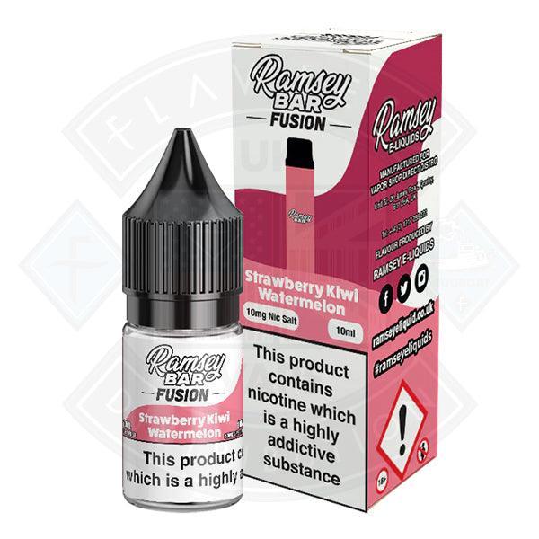 Ramsey Bar Fusion Nic Salt - Strawberry Kiwi Watermelon 10ml - Flawless Vape Shop