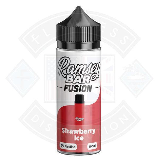 Ramsey Bar Fusion- Strawberry ICE 0mg 100ml - Flawless Vape Shop