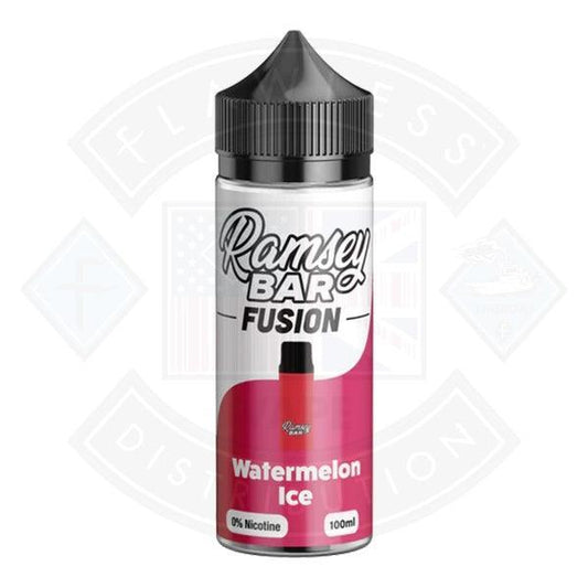 Ramsey Bar Fusion- Watermelon ICE 0mg 100ml - Flawless Vape Shop