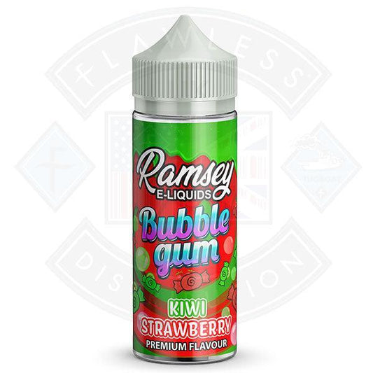 Ramsey Bubblegum - Kiwi Strawberry Bubba 0mg 100ml Shortfill - Flawless Vape Shop