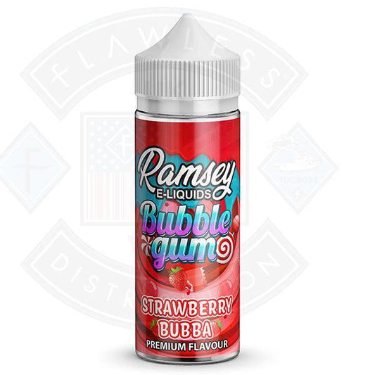 Ramsey Bubblegum - Strawberry Bubba 0mg 100ml Shortfill - Flawless Vape Shop