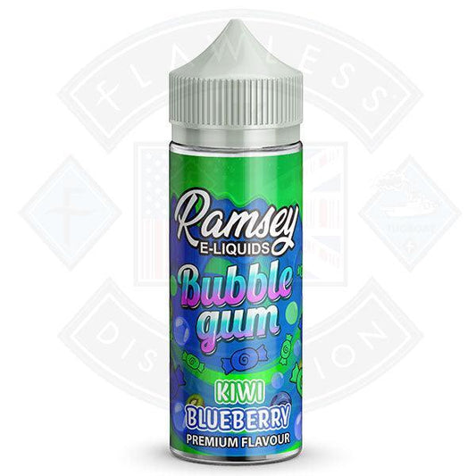 Ramsey E-Liquids Bubblegum, Blueberry & Kiwi 0mg 100ml Shortfill - Flawless Vape Shop