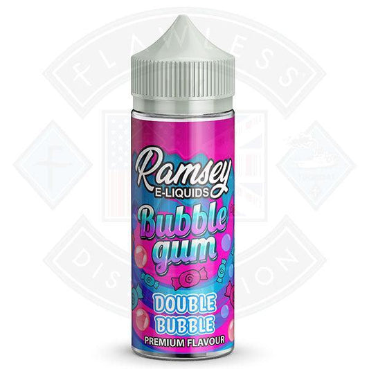 Ramsey E-Liquids Bubblegum Double Bubble 0mg 100ml Shortfill - Flawless Vape Shop