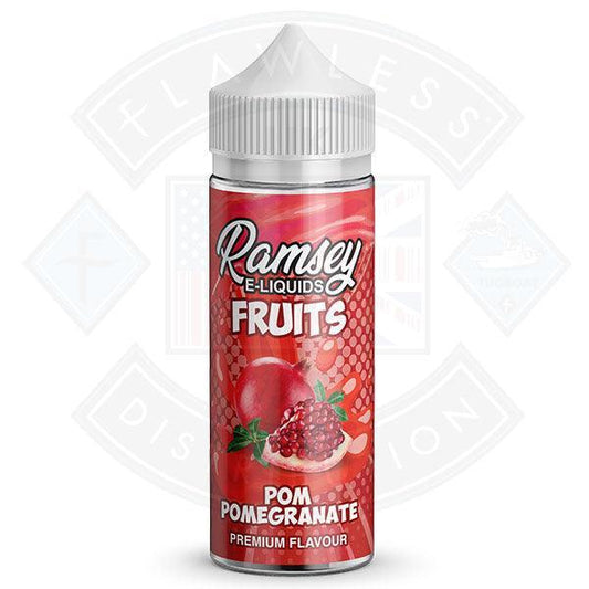 Ramsey E-Liquids Fruits - Pom Pomegranate 0mg 100ml Shortfill - Flawless Vape Shop