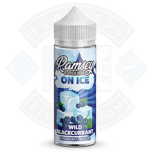 Ramsey E-Liquids on Ice - Wild Blackcurrant 0mg 100ml Shortfill - Flawless Vape Shop