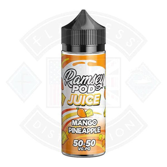 Ramsey Pod Juice Mango Pineapple 0mg 100ml Shortfill - Flawless Vape Shop