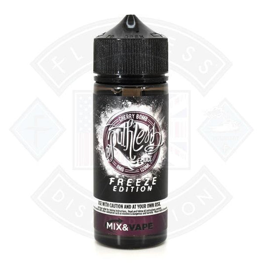 Ruthless Freeze Edition Cherry Bomb 0mg 100ml Shortfill - Flawless Vape Shop