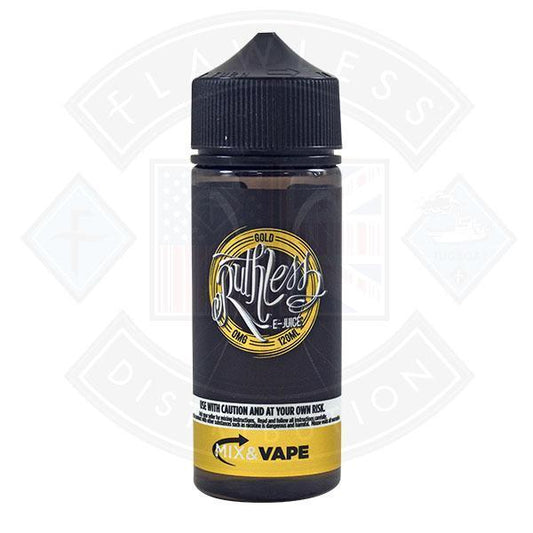 Ruthless Gold 0mg 100ml Shortfill - Flawless Vape Shop