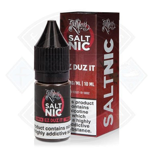 Ruthless Salt Nic Ez Duz It 10ml - Flawless Vape Shop