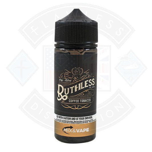 Ruthless Tobacco - Coffee Tobacco 0mg 100ml Shortfill - Flawless Vape Shop