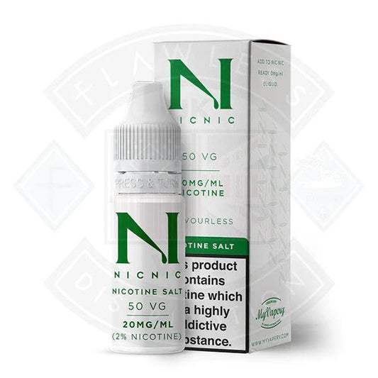 Salt Nicotine Shot by NIC NIC 10ml - Flawless Vape Shop