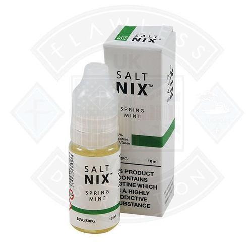 Salt Nix Spring Mint 18mg 10ml - Flawless Vape Shop