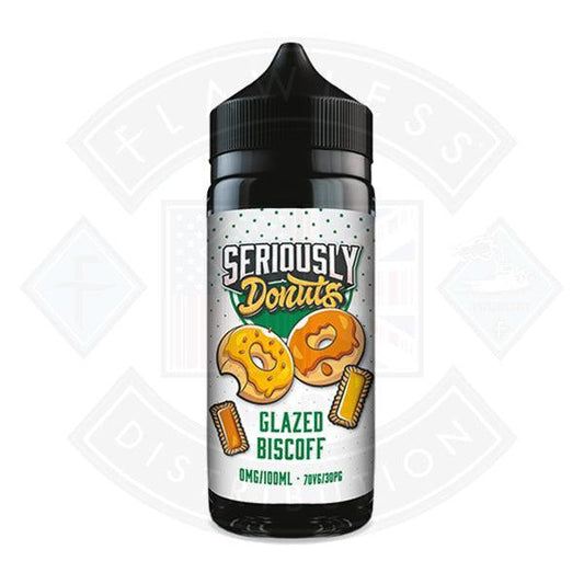 Seriously Donuts Glazed Biscoff 0mg 100ml Shortfill - Flawless Vape Shop