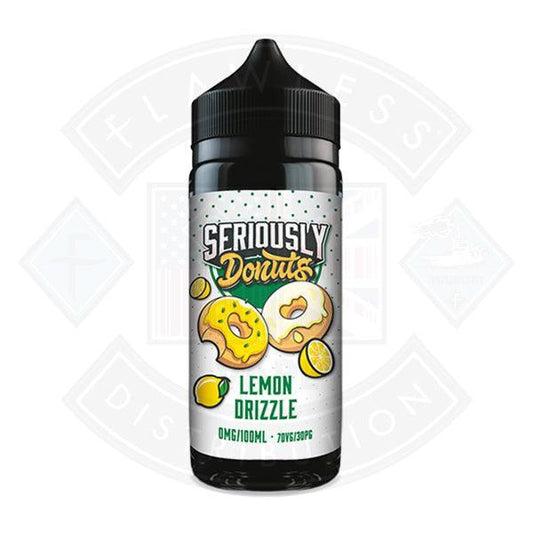 Seriously Donuts Lemon Drizzle 0mg 100ml Shortfill - Flawless Vape Shop