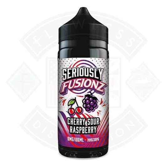 Seriously Fusionz - Cherry Sour Raspberry 0mg 100ml Shortfill - Flawless Vape Shop