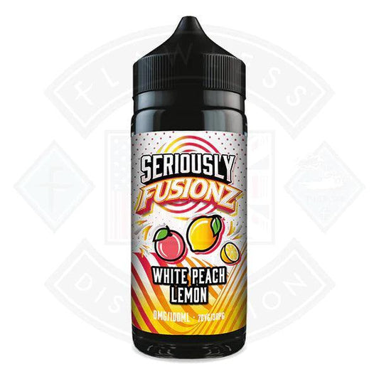 Seriously Fusionz - White Peach Lemon 0mg 100ml Shortfill - Flawless Vape Shop