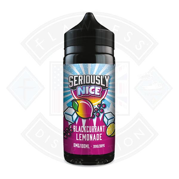 Seriously Nice Blackcurrant Lemonade 0mg 100ml Shortfill - Flawless Vape Shop