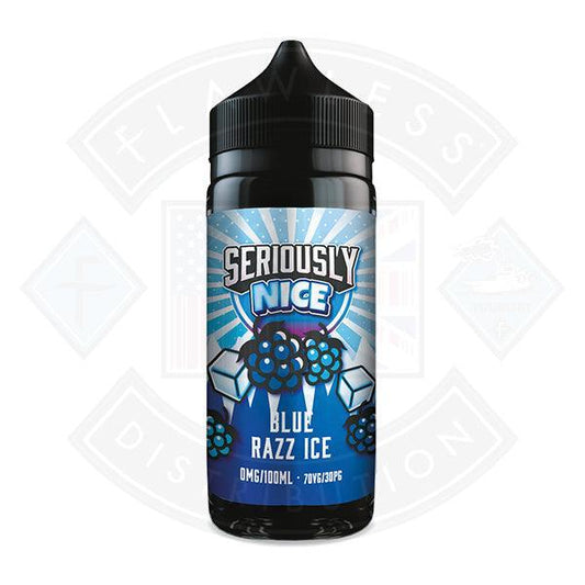 Seriously Nice Blue Razz Ice 0mg 100ml Shortfill - Flawless Vape Shop