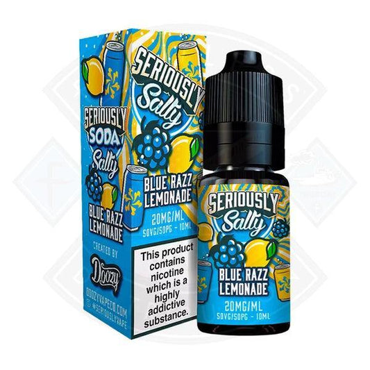 Seriously Salty Sodas Blue Razz Lemonade 10ml - Flawless Vape Shop