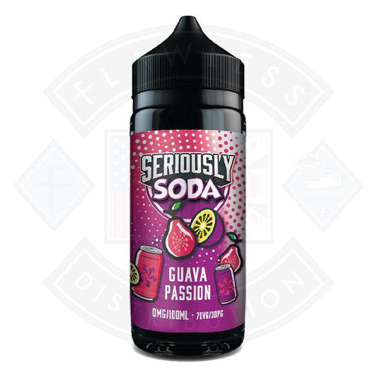 Seriously Soda Guava Passion 0mg 100ml Shortfill - Flawless Vape Shop