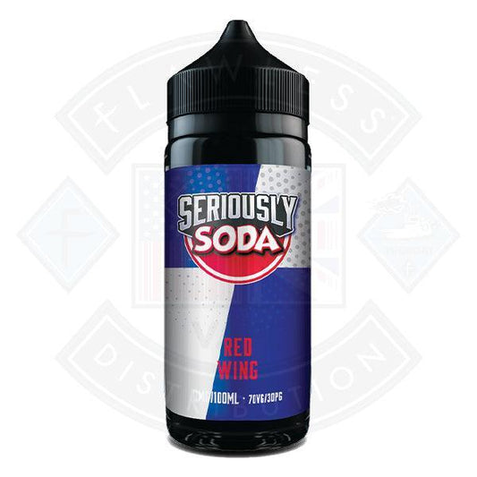 Seriously Soda Red Wing 0mg 100ml Shortfill - Flawless Vape Shop