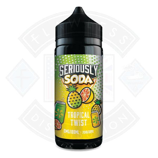 Seriously Soda Tropical Twist 0mg 100ml Shortfill - Flawless Vape Shop