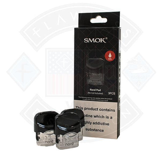 Smok Nord POD Black (without coil) 2ml 3pcs - Flawless Vape Shop