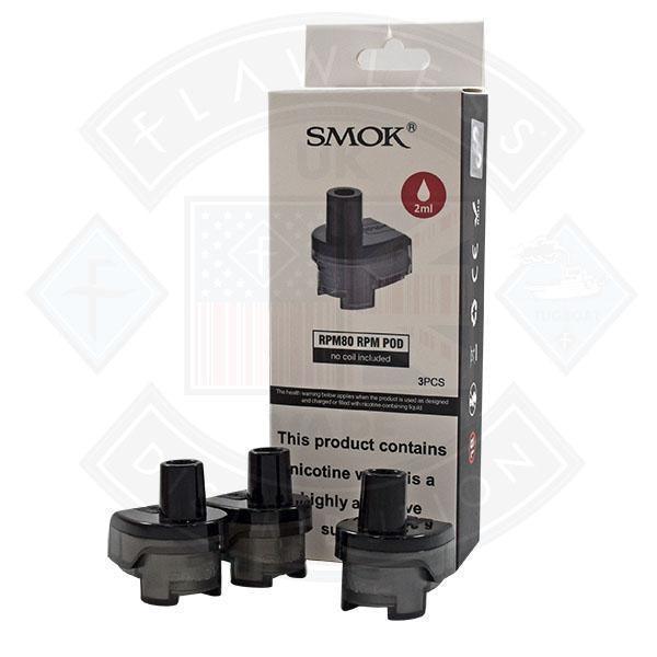 SMOK RPM80 Pod 3pack - Flawless Vape Shop