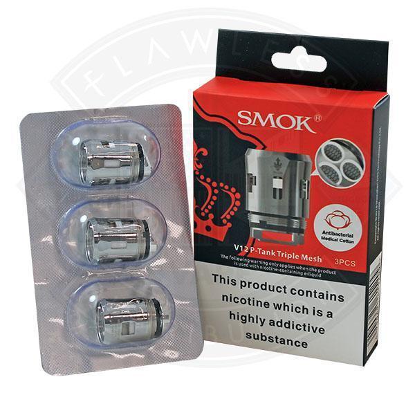 Smok V12 P-Tank Triple Mesh 0.15 Ohm 3pack - Flawless Vape Shop